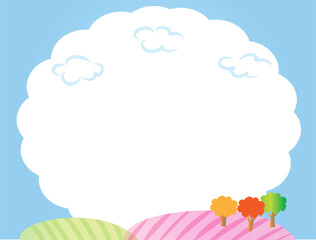 vector flowers heart shape background card frame border