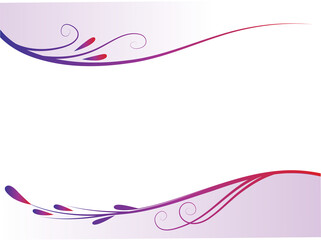 vector flowers border card frame background