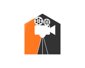 Video recorder in the house logo