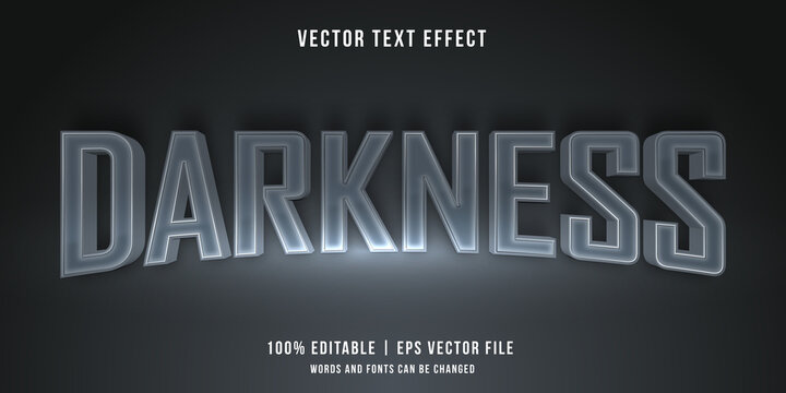 Darkness text effect