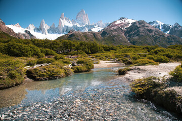 Patagonian peaks in Argentina