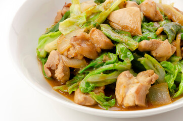鶏モモ肉の回鍋肉風おかず
