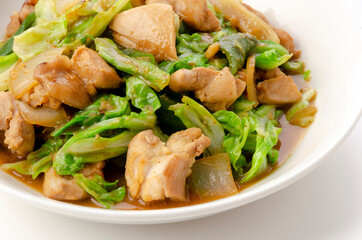 鶏モモ肉の回鍋肉風おかず