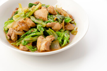 鶏モモ肉の回鍋肉風おかず