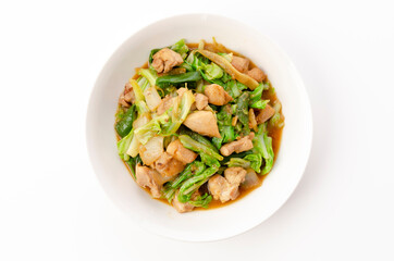 鶏モモ肉の回鍋肉風おかず