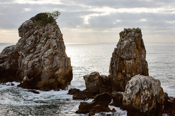 rocks on the beach