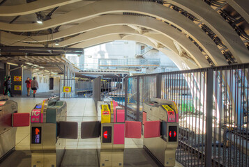 Fototapeta premium 東京メトロ銀座線渋谷駅の改札（新駅舎）