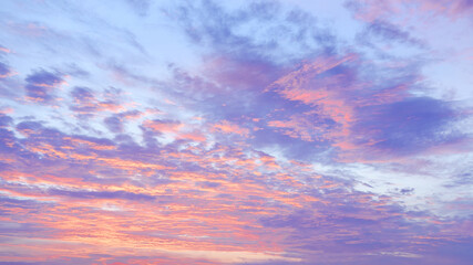 beautiful landscape of sunset sky background