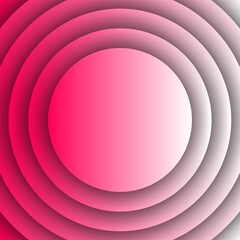 3D abstract background with circles