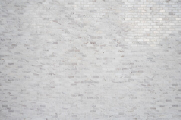 Building wall texture indoor white tile brick background