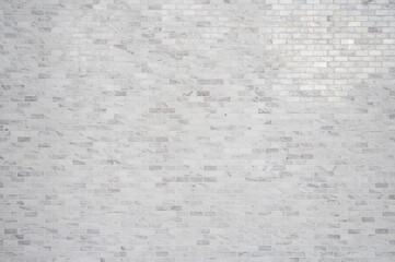 Building wall texture indoor white tile brick background