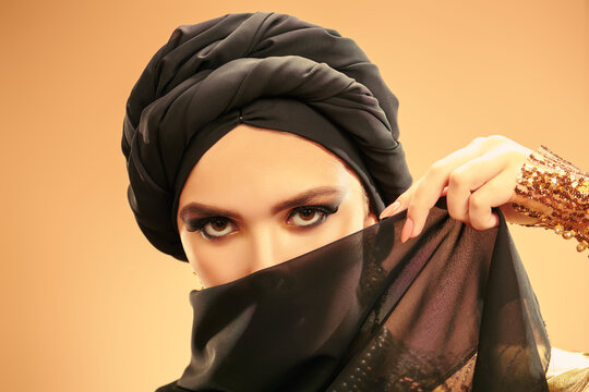 woman in a burqa