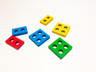 toy colorful isolated on white