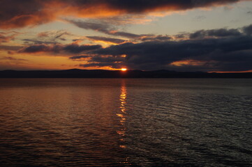 Siberia. Ust Ilim reservoir. Angara River