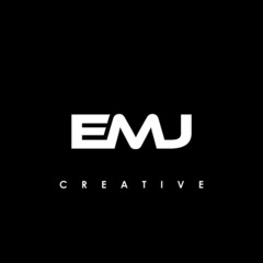 EMJ Letter Initial Logo Design Template Vector Illustration	
