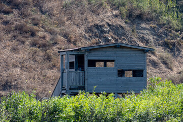 Wooden house in the mountain