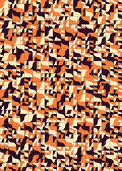 Abstract Geometric Pattern generative computational art illustration