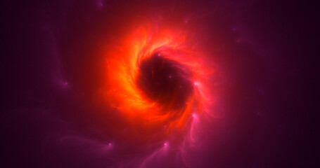 3D rendering abstract round light background