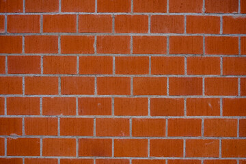 Fototapeta premium Red brick wall background.