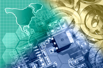 Device, mail signs and map