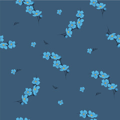 Fototapeta na wymiar Flower seamless pattern