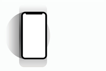 Mobile phone or Smartphone vector technology on white background