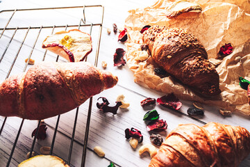 Fresh baked Croissants © Exploder