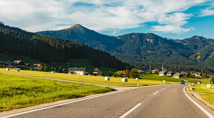 Fototapeta premium Beautiful alpine summer view near Abtenau, Salzburg, Austria