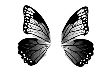 butterfly on white background