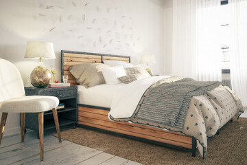 Cosy Bedroom Design - 3D Visualization