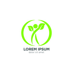 Healthy Life Logo template vector icon Vector 