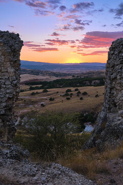vistas de Atienza al atardecer turismo viajes Guadalajara Castilla la Mancha