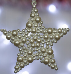 Christmas Holiday Background decorated with a star