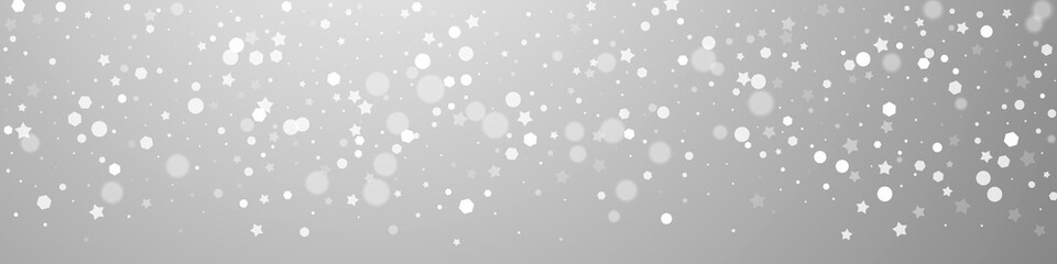 Magic stars random Christmas background. Subtle fl