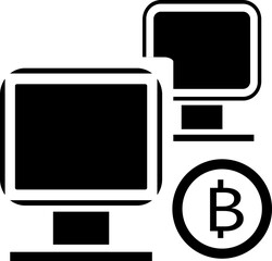 Computers that transmit information to Bitcoin.