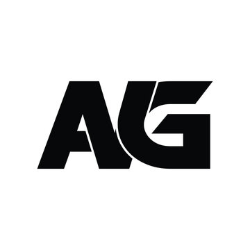 AVG letter monogram logo design vector