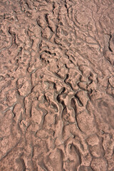 A pattern of rocks that have been eroded by water