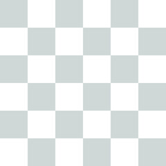 Grey and white vector grid. Seamless background template. Checkered gray square pattern icon. Backdrop image.