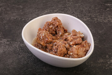 Gurmet venison stew with spices