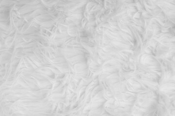 White shaggy blanket texture background