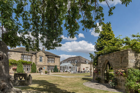 Rogerthorpe Manor historic Jacobean building in West Yorkshire, England between Pontefract and Doncaster. 