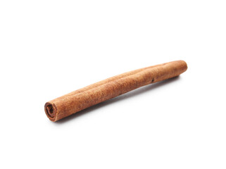 Cinnamon stick on white background