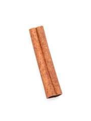 Cinnamon stick on white background