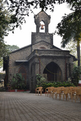Fototapeta premium The 150-years old ST. ANDREW'S, Hindustani Convent Church, one of the top Churches in Camp, Pune, Maharashatra.