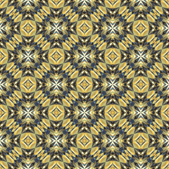 Geometric seamless pattern, ornament, abstract colorful background, fashion print, vector texture.