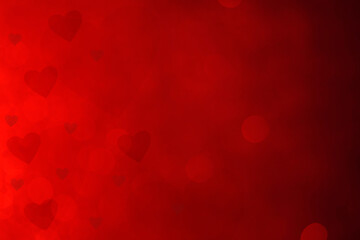 background with bokeh and hearts
