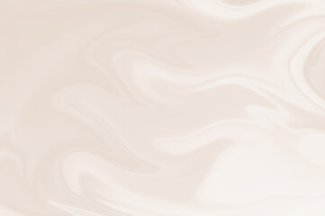 Holographic liquid background in beige colors. Iridescent artwork. Beautiful pattern. Magic unique painting