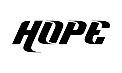 Hope, Positive Word, Motivational Word, Typography for print or use as poster, card, flyer or T Shirt