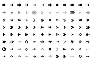 Arrows collection. Arrows black icons. Arrow vector icon. Arrows vector collection