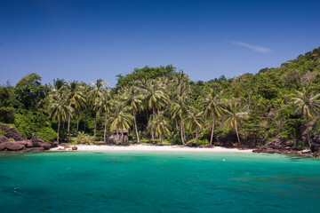 Natural beach on the island of Phu Quoc, Vietnam, Asia